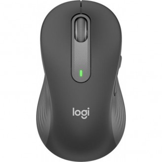 Mouse Wireless Nou LOGITECH Signature M650 Large stanga, Dual Mode, 2000 dpi, Bluetooth, Grafit