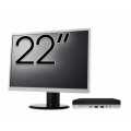Pachet PC Refurbished HP ProDesk 600 G4 Mini, Intel Core i5-8500T 2.10 - 3.50GHz, 8GB DDR4, 256GB SSD + Monitor 22 Inch + Windows 10 Home