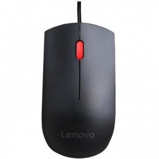 Mouse Lenovo Essential, USB, Negru